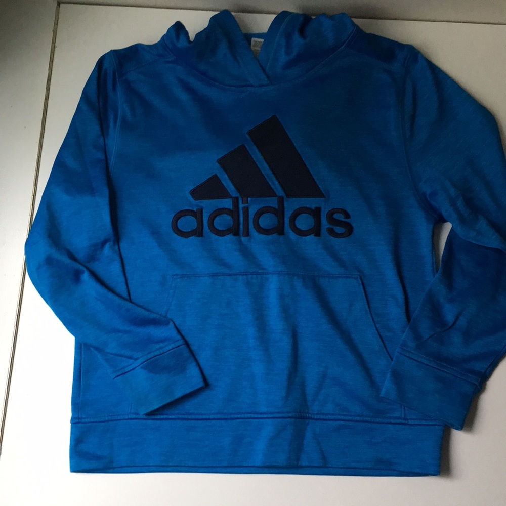Adidas hooded sweatshirt in youth size M